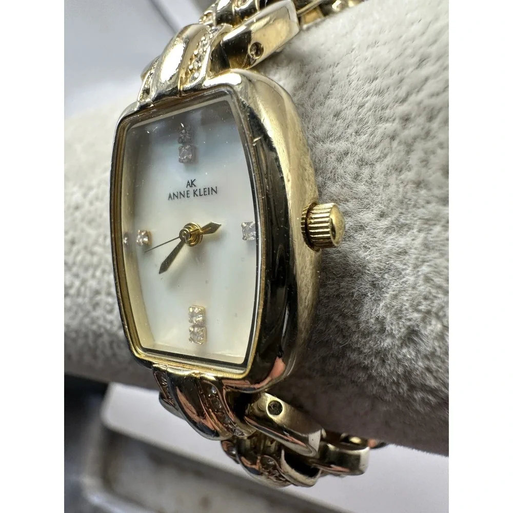 Anne Klein 10/8812 Ladies MOP Watch New Battery 18MM 7.75